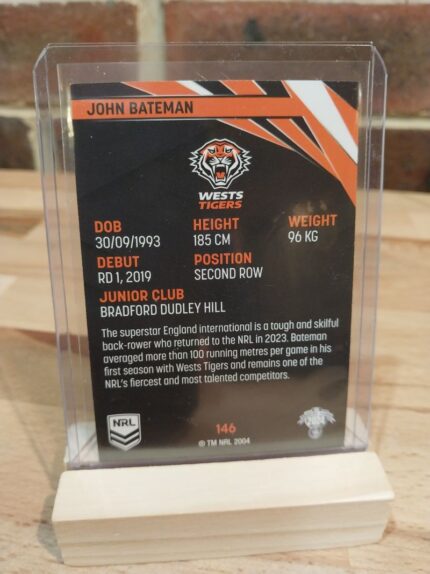 John Bateman NRL Traders Card 2024,