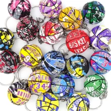 Sports keychains, basketball keychains,