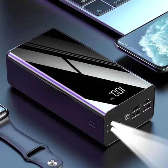 50000mah Large Capacity Powerbank Dual LED Lights