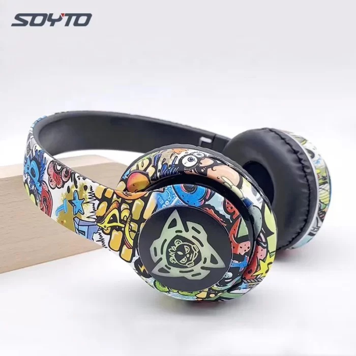 Graphic Headphones Bluetooth,